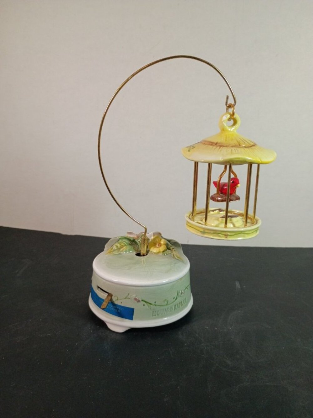 Vintage Bird Cage Music Box Schmid Moving Howard Kaplan